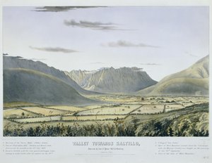 Vallei richting Saltillo, vanaf de voet van Palace Hill, bij Monterey. (Kijkend naar het zuidwesten)